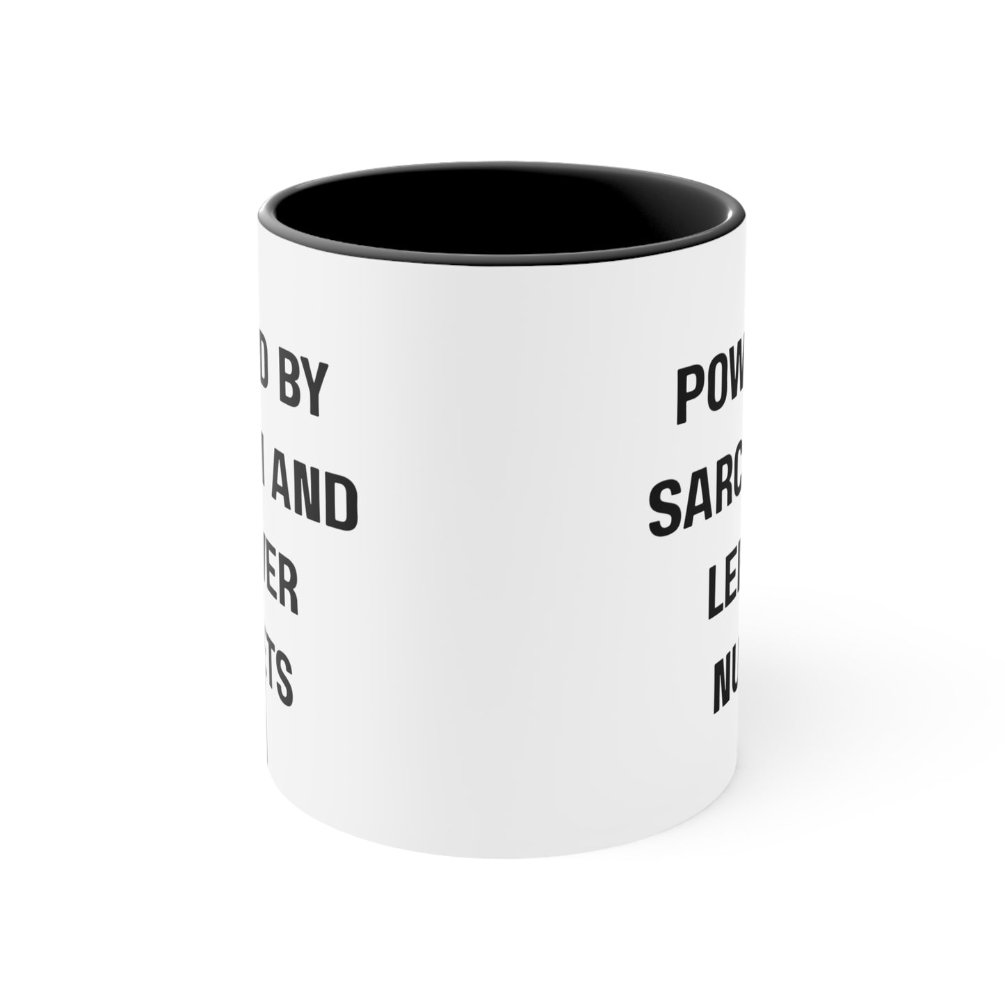 Powered by Sarcasm and Leftover Chicken Nuggets Mug – Funny Mom Life Coffee Cup, Coffee Lovers Gift, Funny Quote Mug, Humor Coffee Cup, Unique Office Decor, Gift for Him/Her