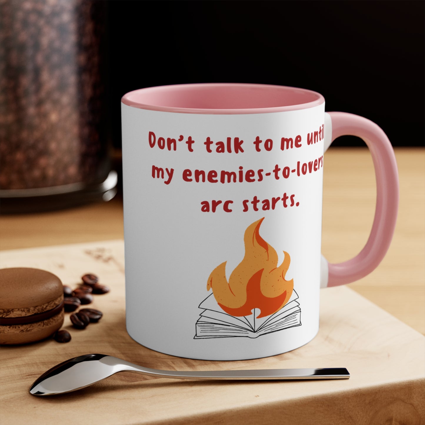 Enemies to Lovers – Funny Romance Reader Gift, Cute Gift for Friends, Unique Drinkware, Inspirational Home Decor