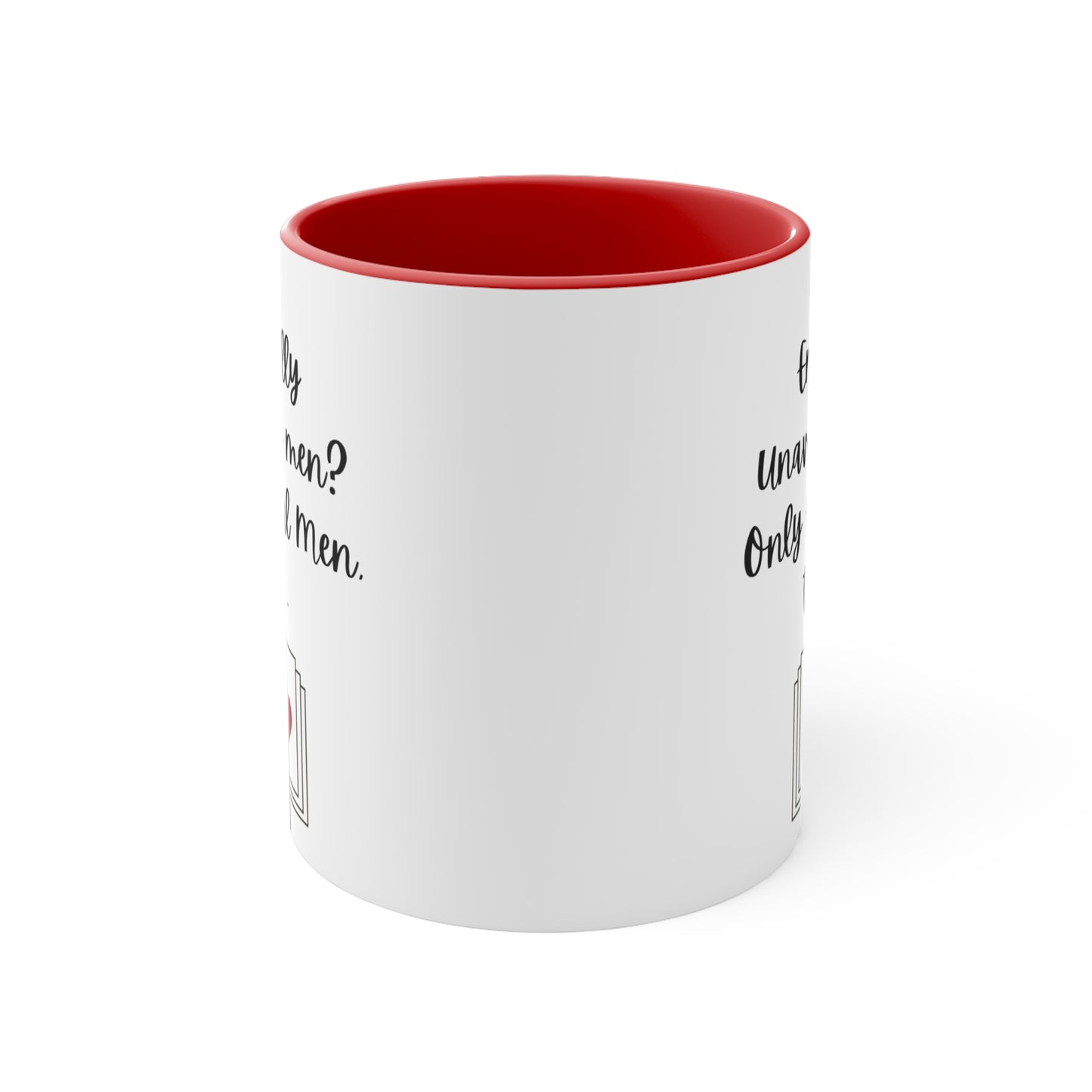 Emotionally Unavailable Men Mug – Funny Romance Reader Gift, Cute Gift for Friends, Unique Drinkware, Inspirational Home Decor