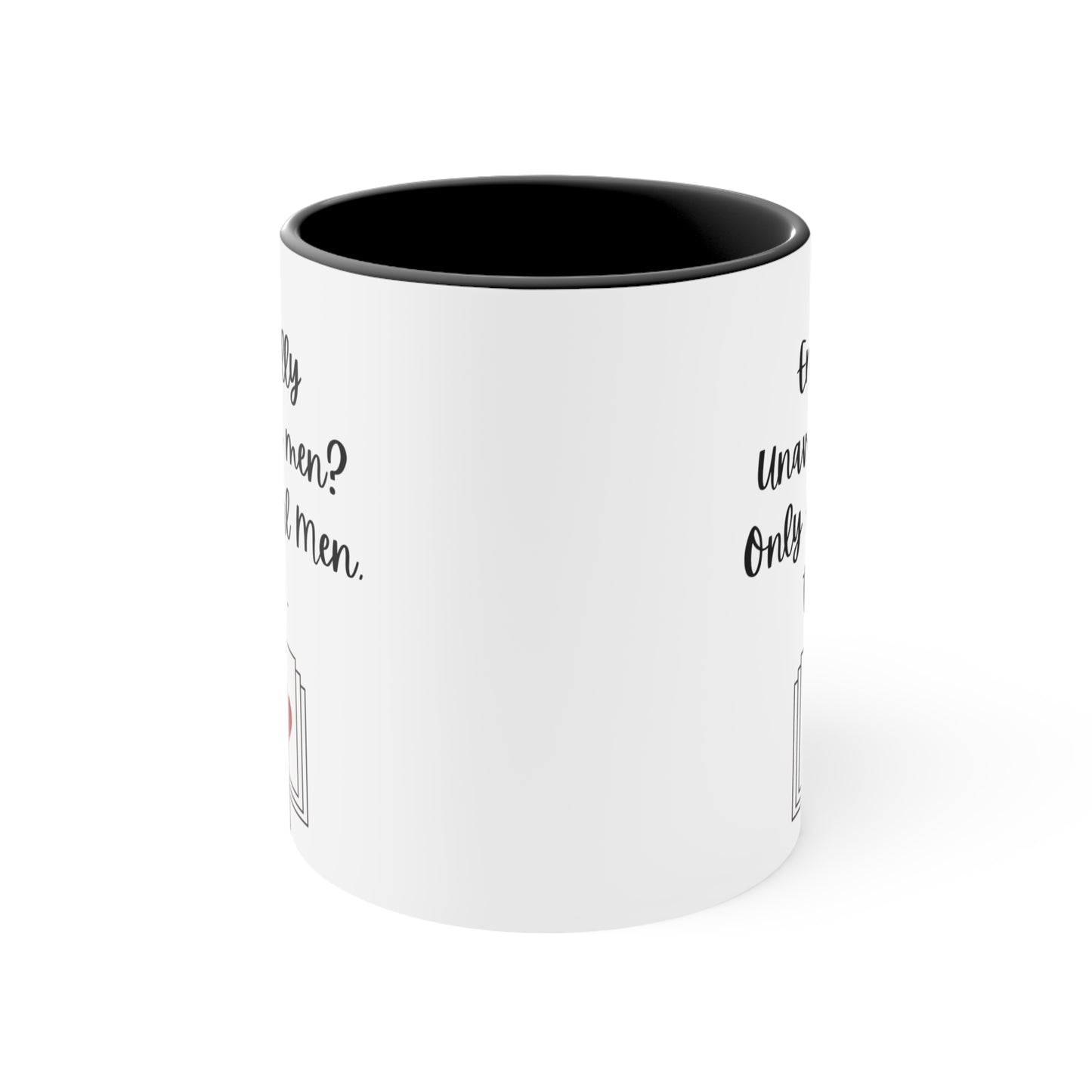 Emotionally Unavailable Men Mug – Funny Romance Reader Gift, Cute Gift for Friends, Unique Drinkware, Inspirational Home Decor