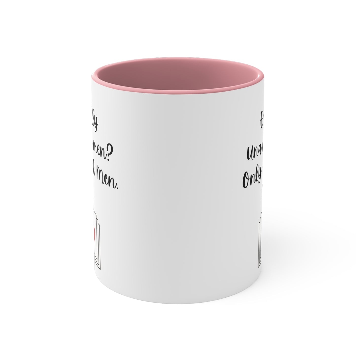 Emotionally Unavailable Men Mug – Funny Romance Reader Gift, Cute Gift for Friends, Unique Drinkware, Inspirational Home Decor