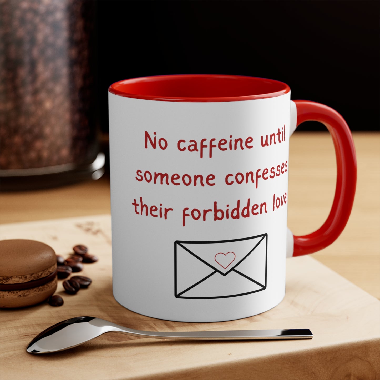 Forbidden Love – Funny Romance Reader Gift, Cute Gift for Friends, Unique Drinkware, Inspirational Home Decor