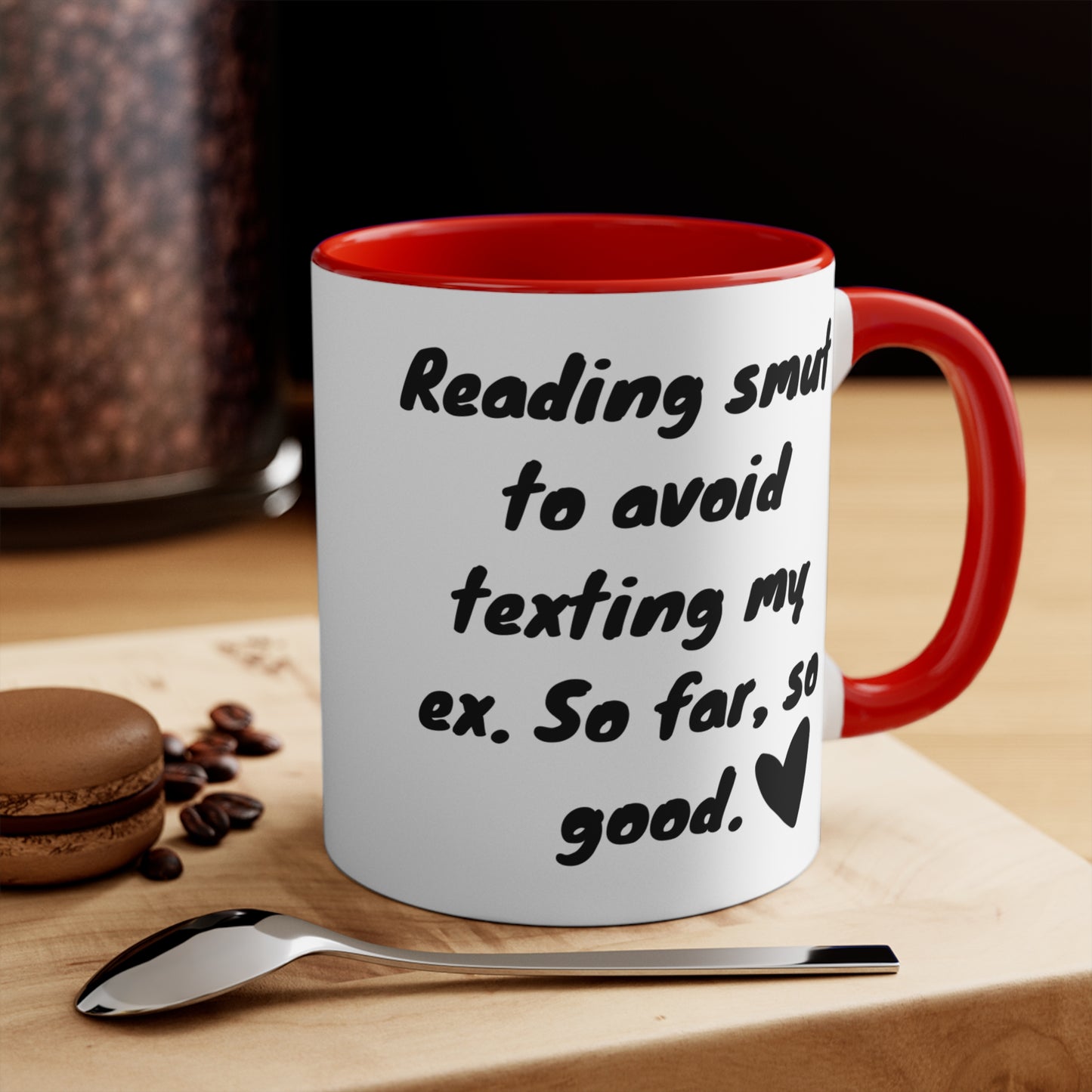 Reading Smut Mug – Funny Romance Reader Gift, Cute Gift for Friends, Unique Drinkware, Inspirational Home Decor