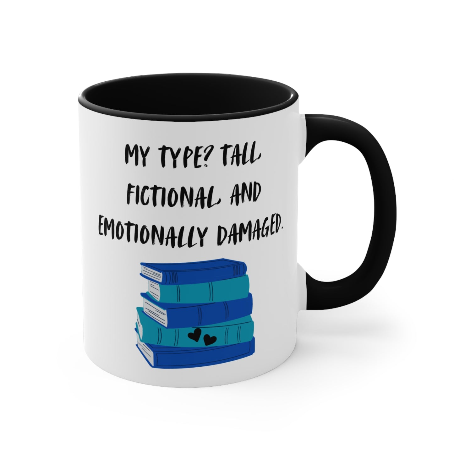Emotionally Damaged Mug – Funny Romance Reader Gift, Cute Gift for Friends, Unique Drinkware, Inspirational Home Decor
