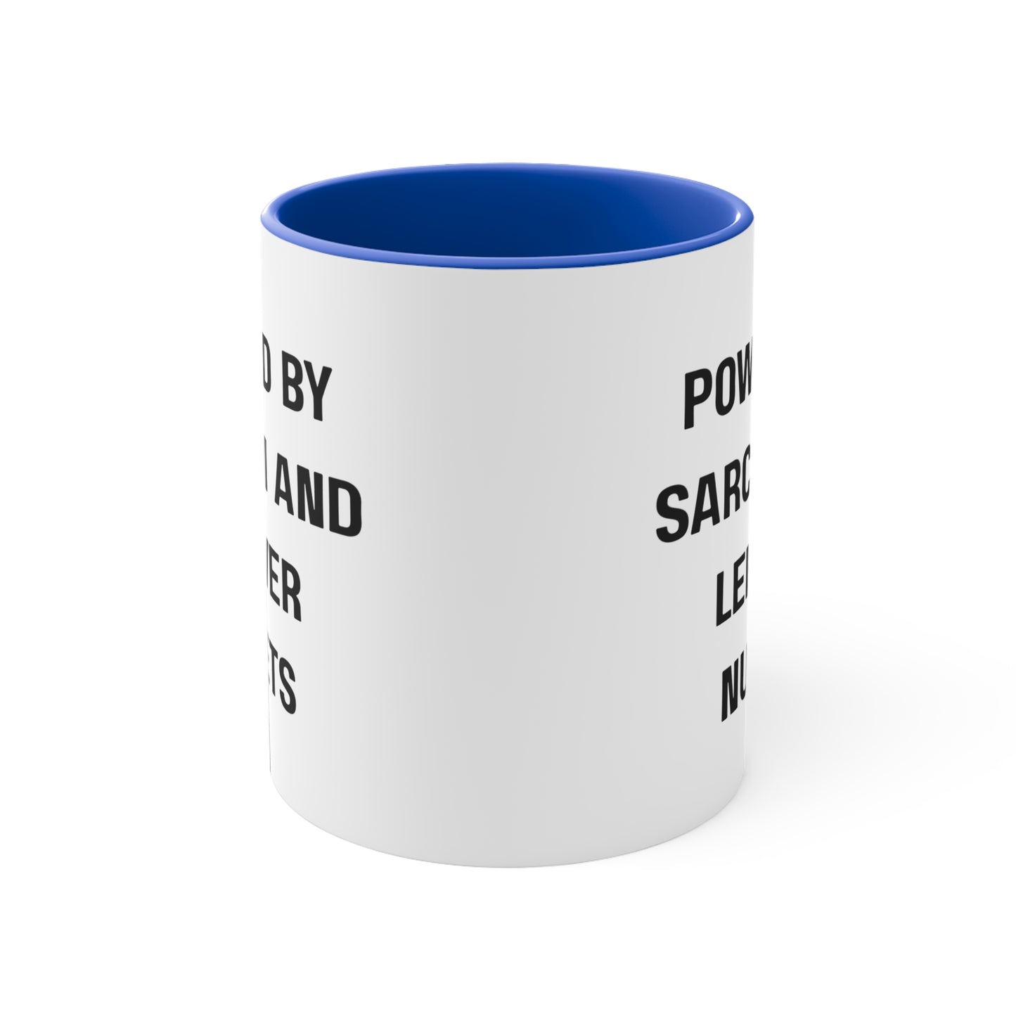 Powered by Sarcasm and Leftover Chicken Nuggets Mug – Funny Mom Life Coffee Cup, Coffee Lovers Gift, Funny Quote Mug, Humor Coffee Cup, Unique Office Decor, Gift for Him/Her