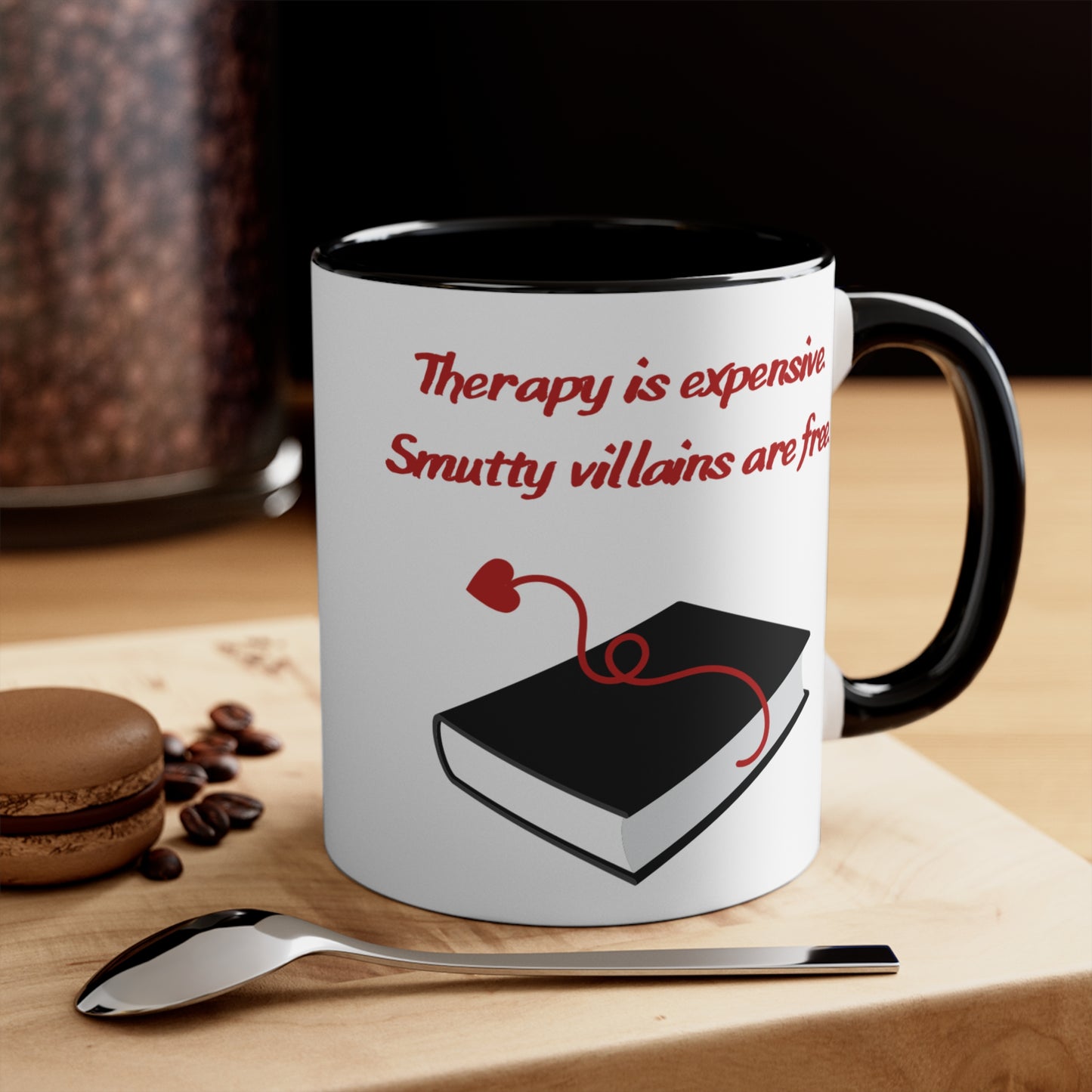 Therapy is expensive– Funny Romance Reader Gift, Cute Gift for Friends, Unique Drinkware, Inspirational Home Decor
