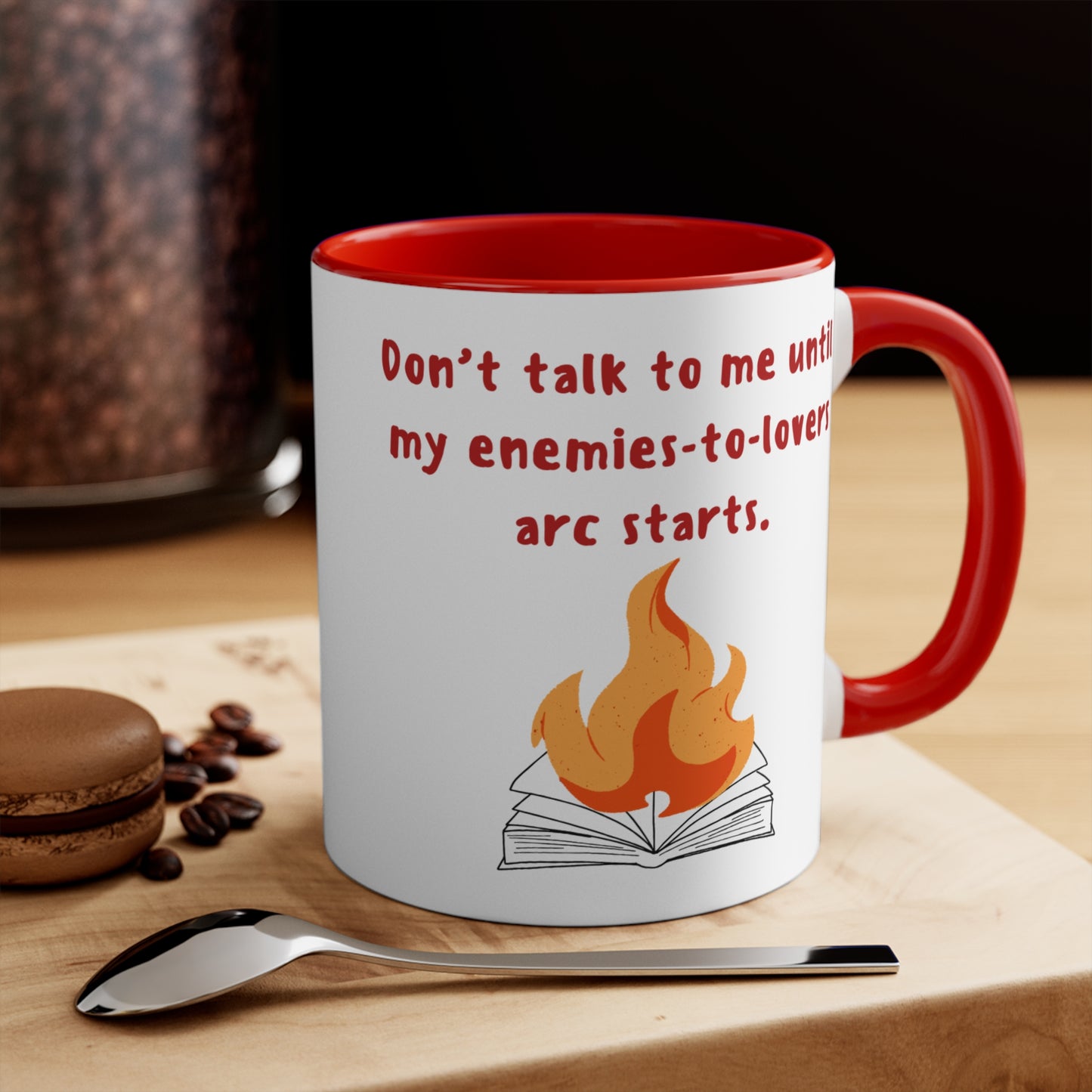 Enemies to Lovers – Funny Romance Reader Gift, Cute Gift for Friends, Unique Drinkware, Inspirational Home Decor