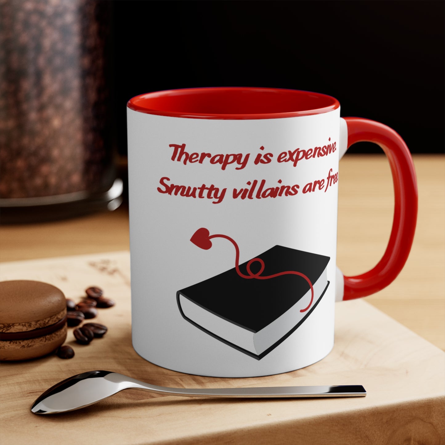 Therapy is expensive– Funny Romance Reader Gift, Cute Gift for Friends, Unique Drinkware, Inspirational Home Decor