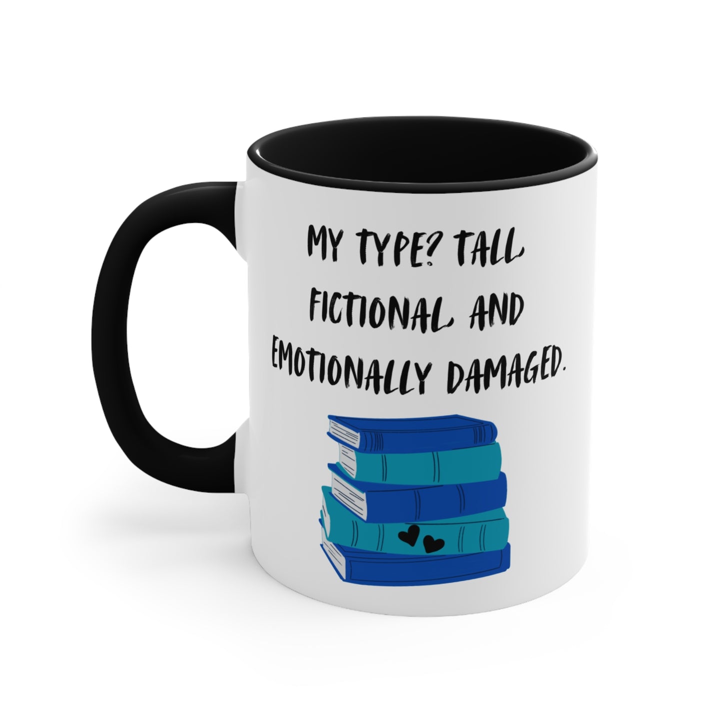 Emotionally Damaged Mug – Funny Romance Reader Gift, Cute Gift for Friends, Unique Drinkware, Inspirational Home Decor