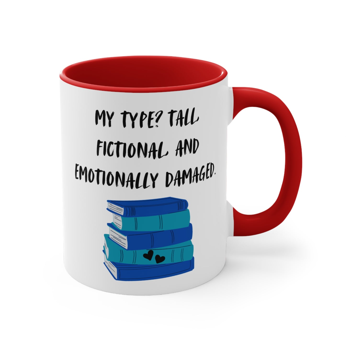 Emotionally Damaged Mug – Funny Romance Reader Gift, Cute Gift for Friends, Unique Drinkware, Inspirational Home Decor